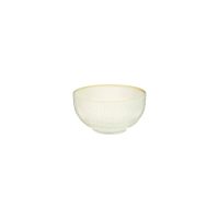 Luzerne Linen Reactive White Round Bowl - 205ml (Pack of 6)