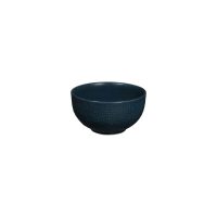 Luzerne Linen Matte Blue Round Bowl - 205ml (Pack of 6)