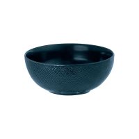 Luzerne Linen Matte Blue Round Bowl - 970ml (Pack of 4)