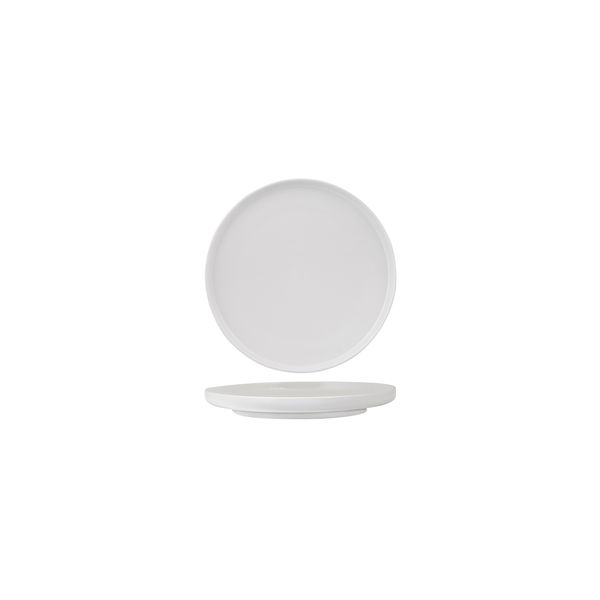 Luzerne Signature White Round Walled Plate - 165mm (Pack of 6)