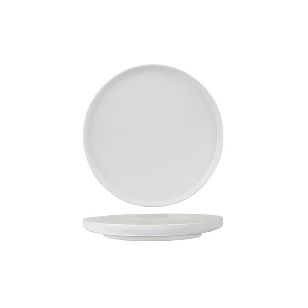 Luzerne Signature White Round Walled Plate - 210mm (Pack of 6)