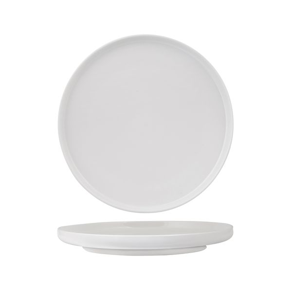 Luzerne Signature White Round Walled Plate - 280mm (Pack of 3)