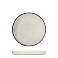 Luzerne Mod Dusted White Round Stackable Plate - 200mm (Pack of 4)