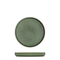 Luzerne Mod Smokey Basil Round Stackable Plate - 160mm (Pack of 6)