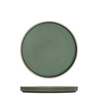 Luzerne Mod Smokey Basil Round Stackable Plate - 200mm (Pack of 4)