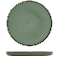 Luzerne Mod Smokey Basil Round Stackable Plate - 270mm (Pack of 3)