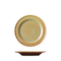 Luzerne Cottage Cinnamon Round Plate - Wide Rim - 170mm (Pack of 6)
