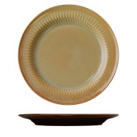 Luzerne Cottage Cinnamon Round Plate - Wide Rim - 270mm (Pack of 4)