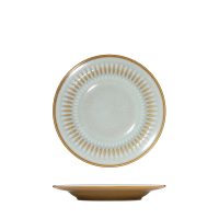 Luzerne Cottage Almond Round Plate - Wide Rim - 170mm (Pack of 6)
