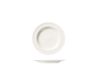 Luzerne Cottage White Round Plate - Wide Rim - 210mm (Pack of 6)