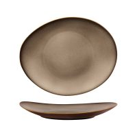 Luzerne Rustic Sama Oval Coupe Plate - 290x245mm (Pack of 3)