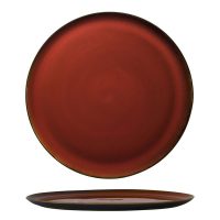Luzerne Rustic Crimson Pizza Plate - 320mm (Pack of 3)