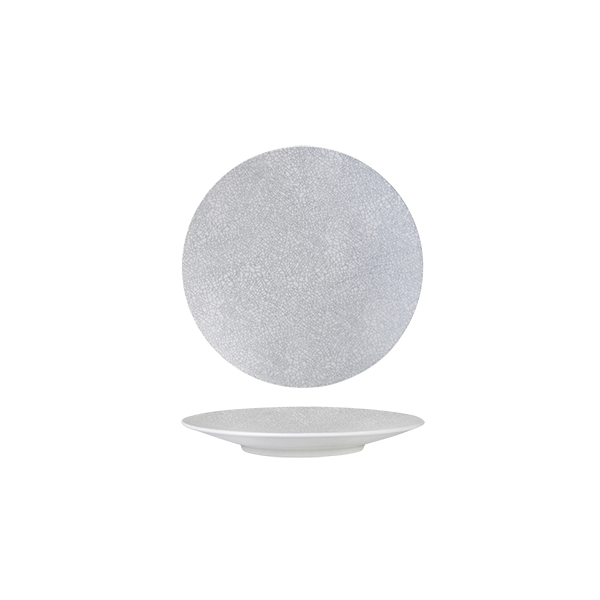 Luzerne Zen Grey Web Round Coupe Plate - 155mm (Pack of 6)