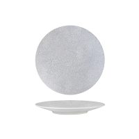 Luzerne Zen Grey Web Round Coupe Plate - 205mm (Pack of 6)