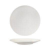 Luzerne Zen White Swirl Round Coupe Plate - 275mm (Pack of 4)