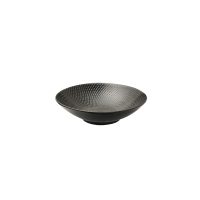 Luzerne Zen Black Swirl Round Bowl - Footed - 600ml (Pack of 6)