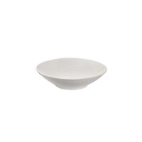 Luzerne Zen White Swirl Round Bowl - Footed - 950ml (Pack of 4)