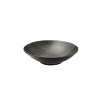 Luzerne Zen Black Swirl Round Bowl - Footed - 1300ml (Pack of 4)