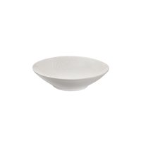 Luzerne Zen White Swirl Round Bowl - Footed - 1300ml (Pack of 4)