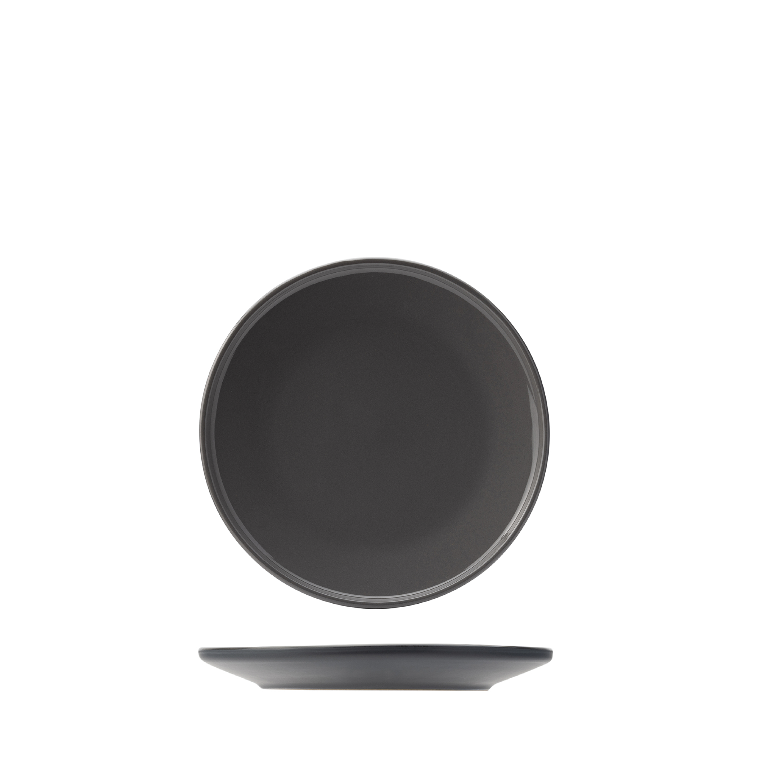 Utopia Core Slate Round Plate - 175mm (Pack of 6)