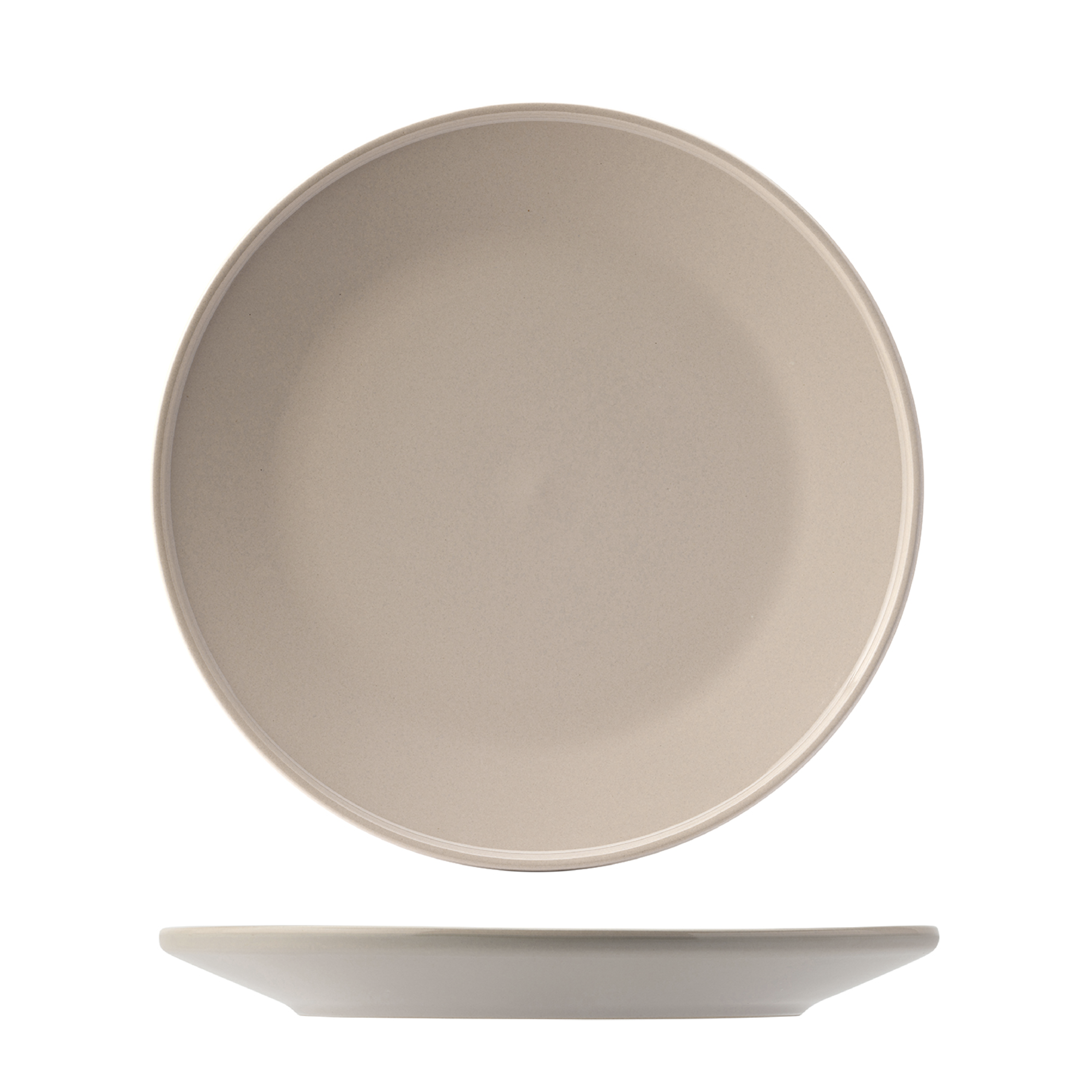 Utopia Core Stone Round Plate - 270mm (Pack of 6)