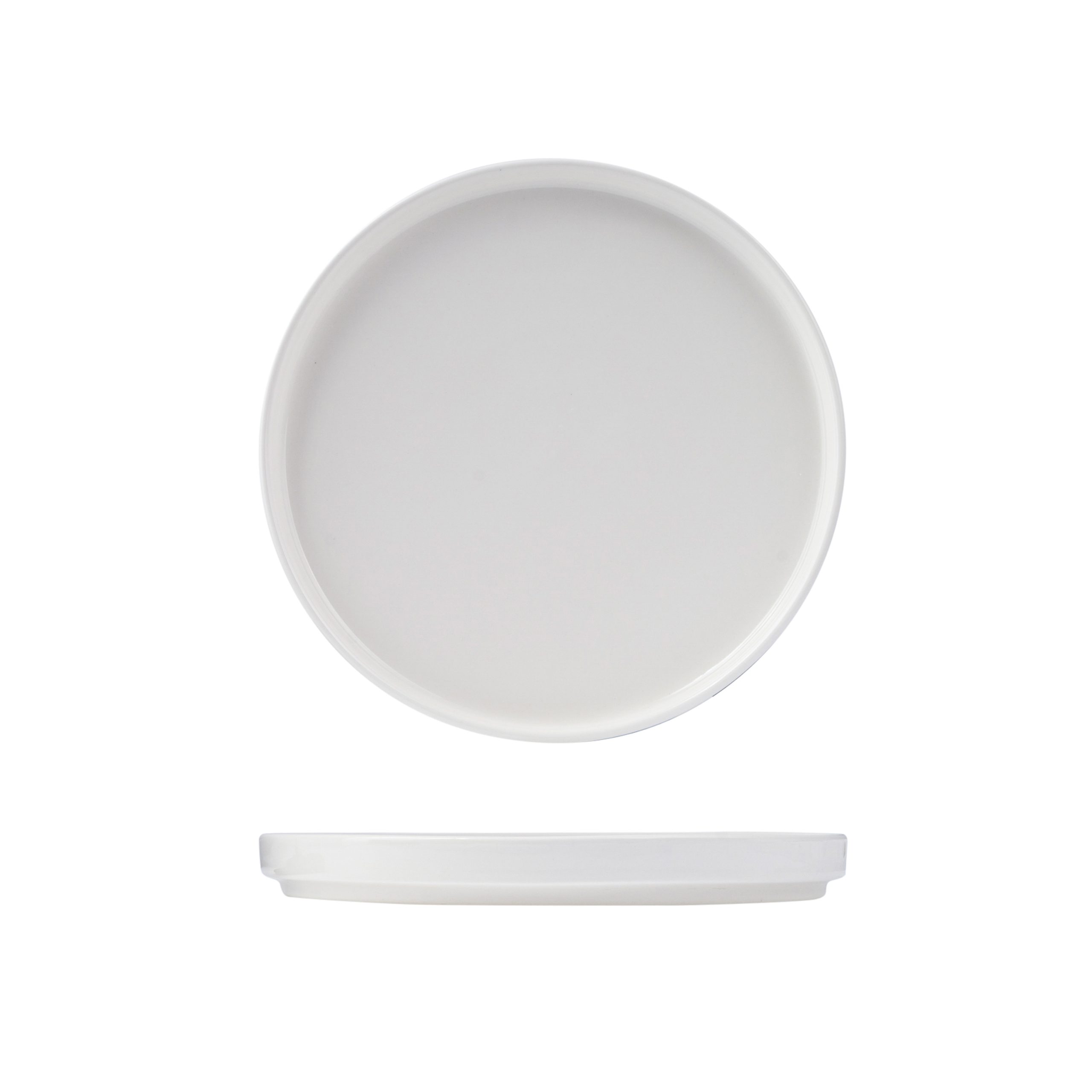 Sango Ora White Low Stackable Plate - 260mm (Pack of 6)