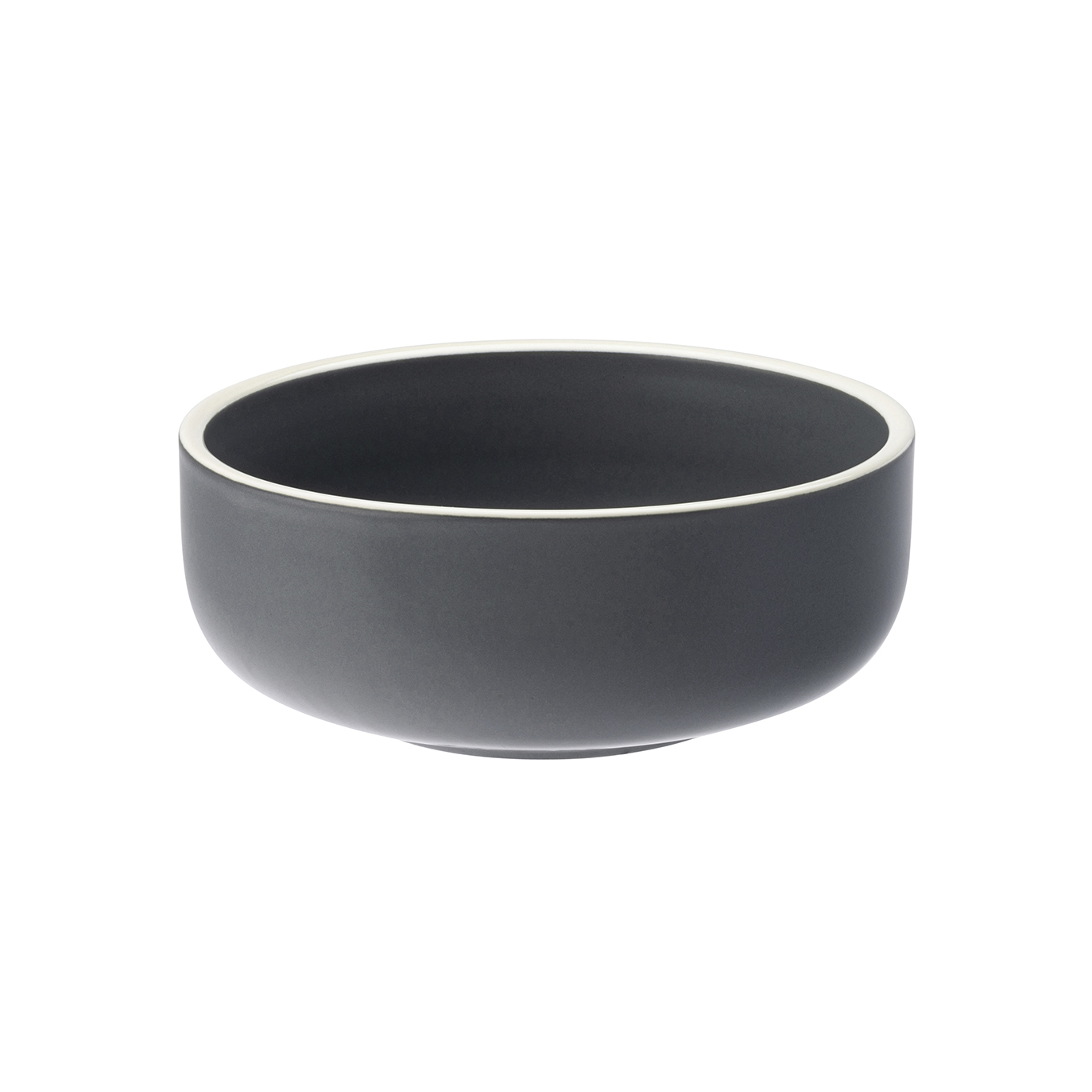 Utopia Forma Charcoal Round Bowl - 480ml (Pack of 6)