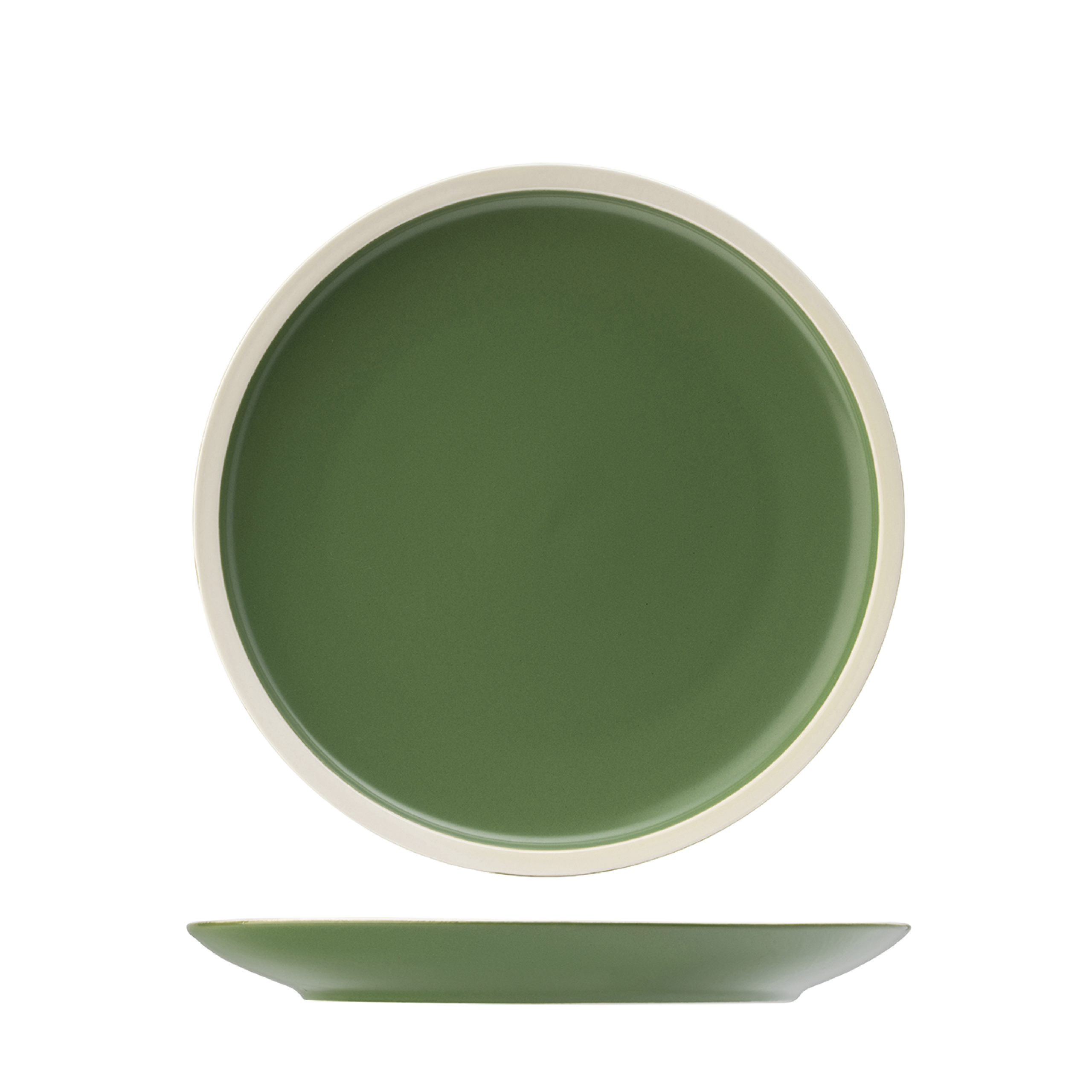 Utopia Forma Forest Round Coupe Plate - 240mm (Pack of 6)