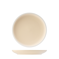 Utopia Forma Vanilla Round Coupe Plate - 210mm (Pack of 6)