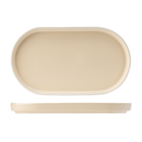 Utopia Forma Vanilla Oval Platter - 310x175mm (Pack of 6)