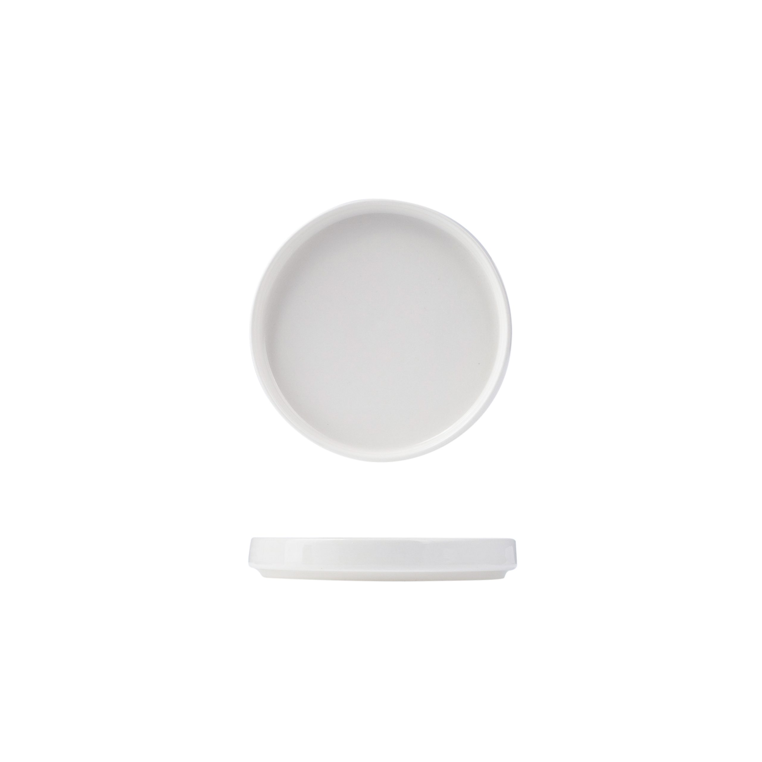 Sango Ora White Low Stackable Plate - 130mm (Pack of 6)