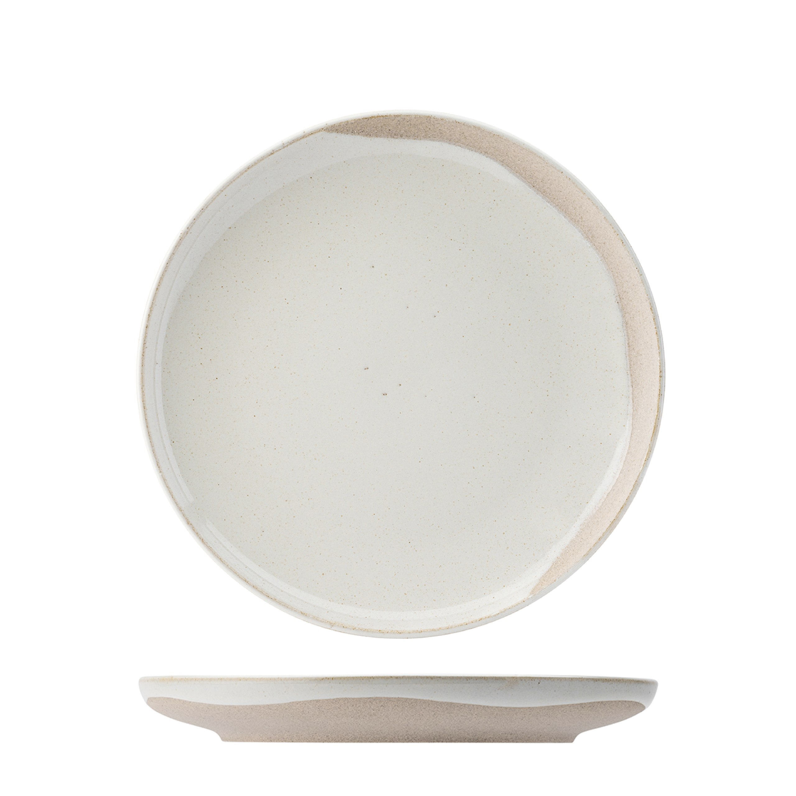 Utopia Oregon Cloud Round Plate - 255mm (Pack of 6)