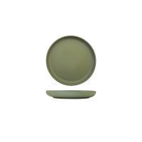 Eclipse Uno Green Round Walled Plate - 175mm (Pack of 6)