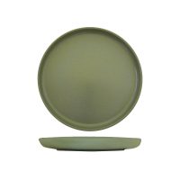 Eclipse Uno Green Round Walled Plate - 280mm (Pack of 6)