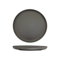 Eclipse Uno Dark Grey Round Walled Plate - 280mm (Pack of 6)