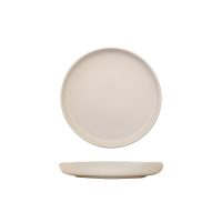 Eclipse Uno Cream Round Walled Plate - 220mm (Pack of 6)