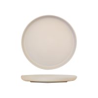 Eclipse Uno Cream Round Walled Plate - 280mm (Pack of 6)
