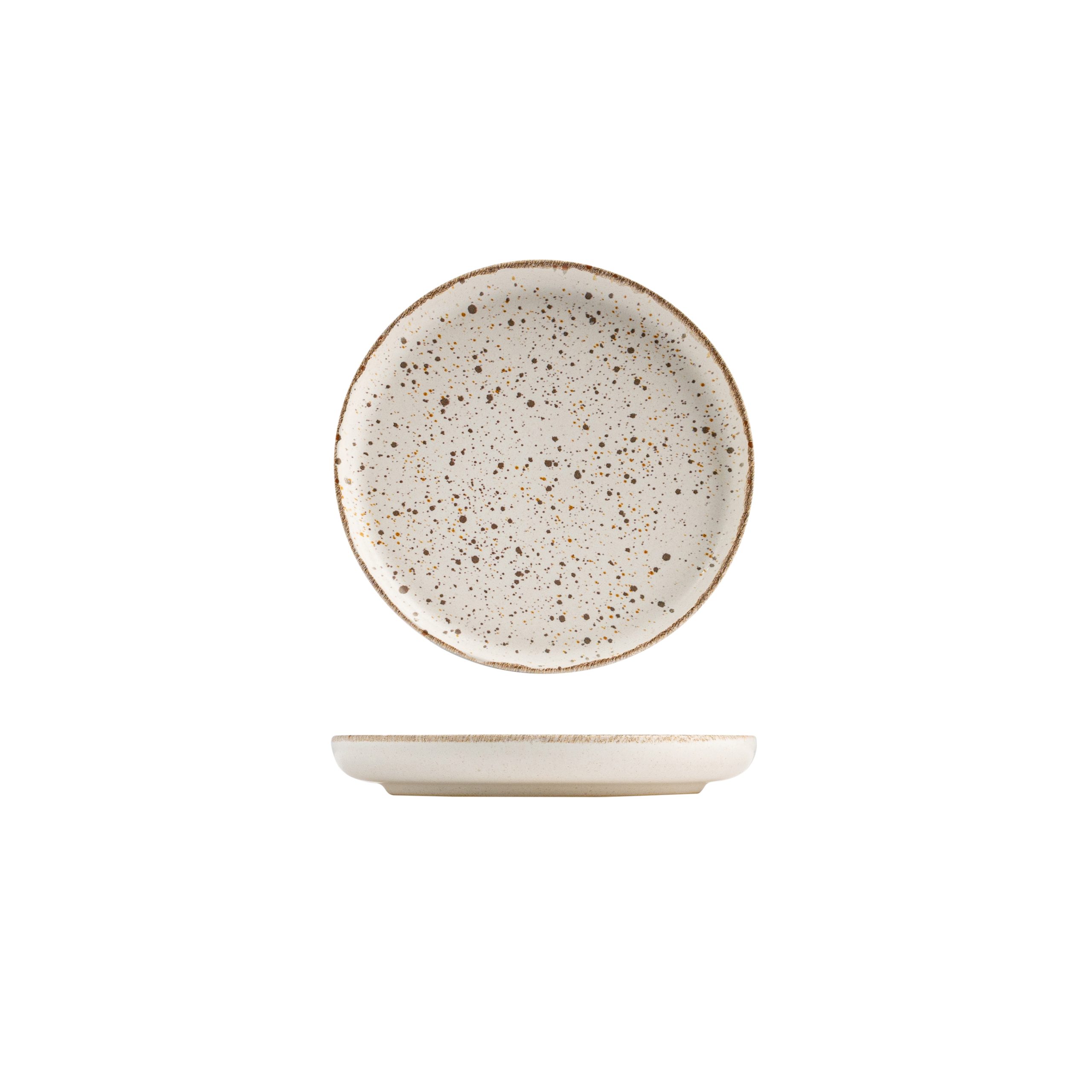 Eclipse Duo Pebble Round Walled Plate - 175mm (Pack of 6)