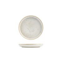 Eclipse Duo Limestone Round Walled Plate - 175mm (Pack of 6)