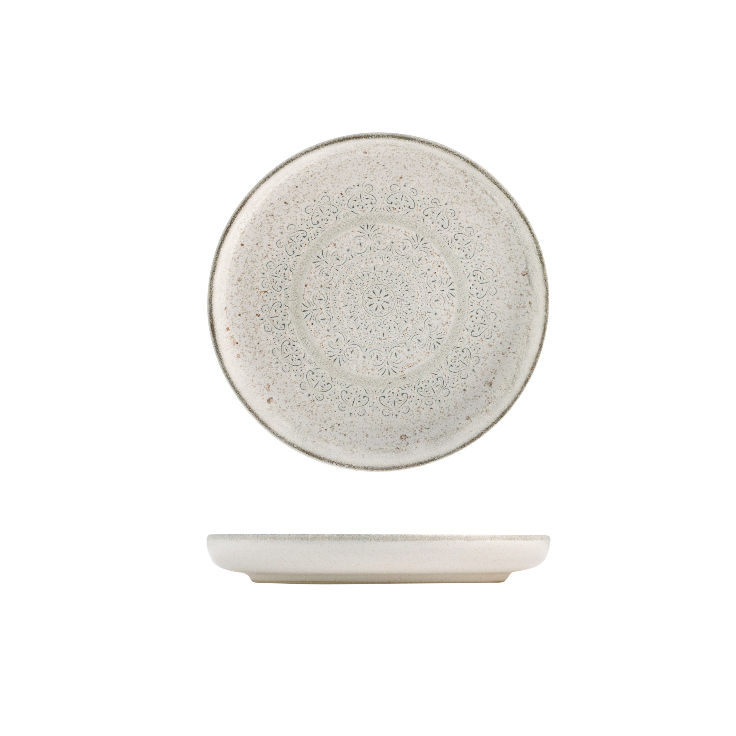Eclipse Duo Sahara Round Walled Plate - 175mm (Pack of 6)