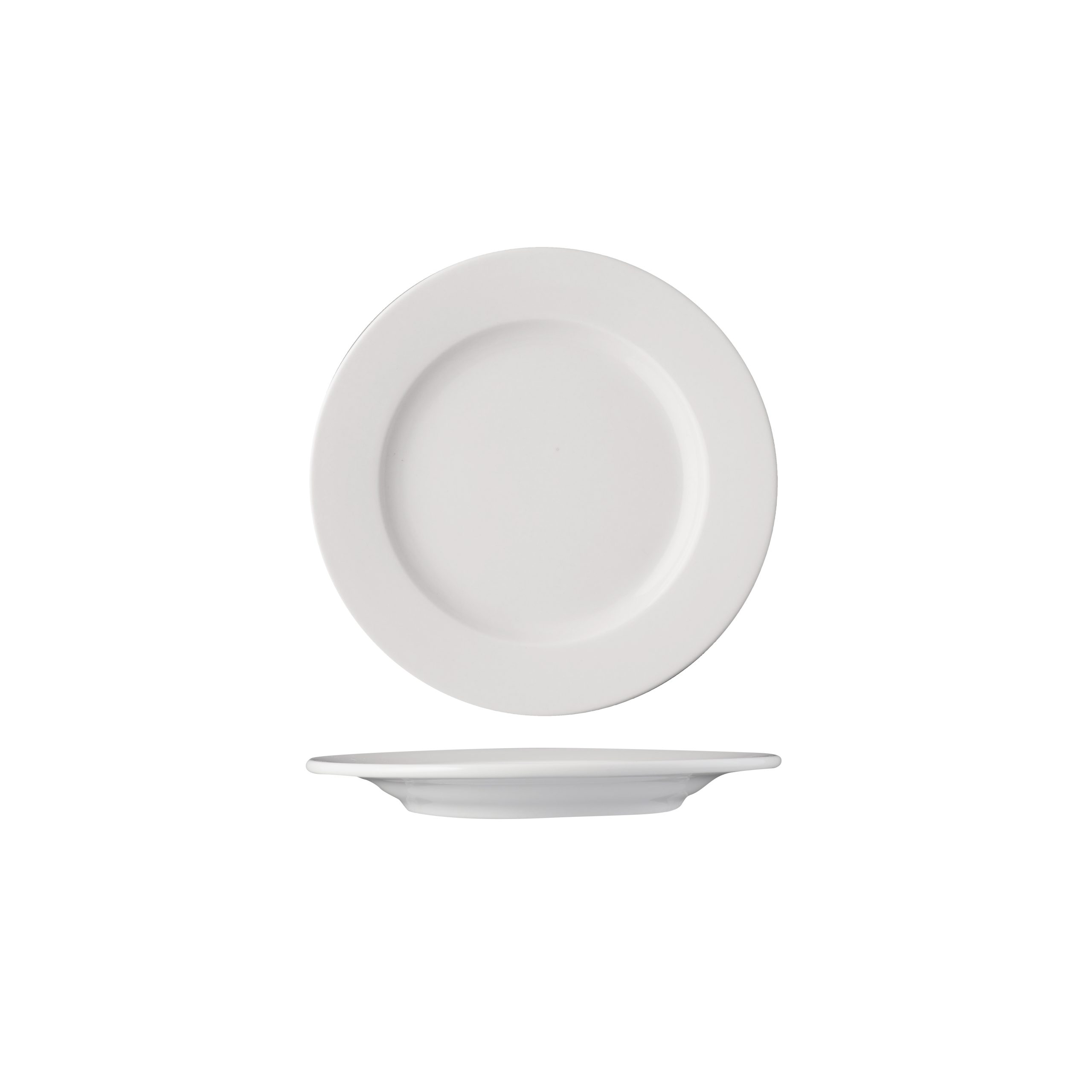 Ariane Prime Round Flat Plate - 190mm - White (Pack of 12)