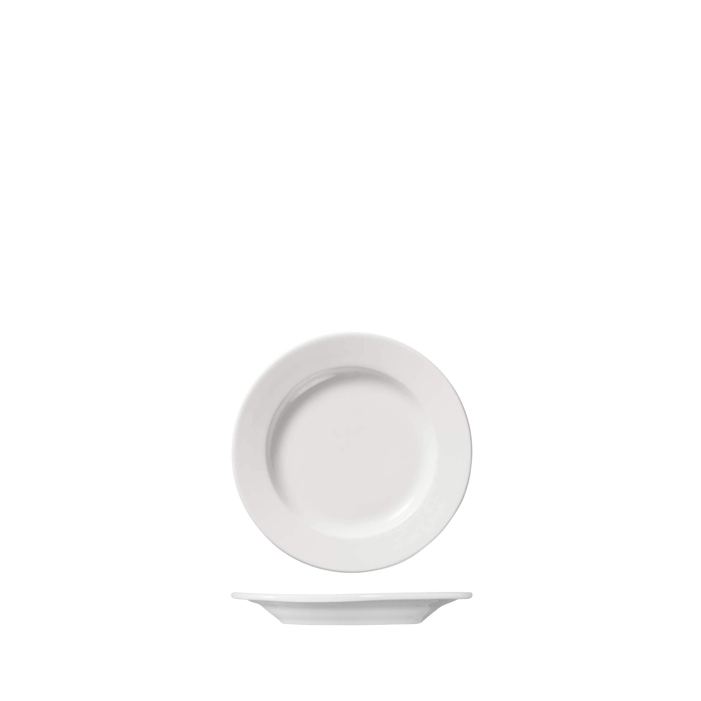 Ariane Prime Round Plate - Wide Rim - 150mm - White (Pack of 12)
