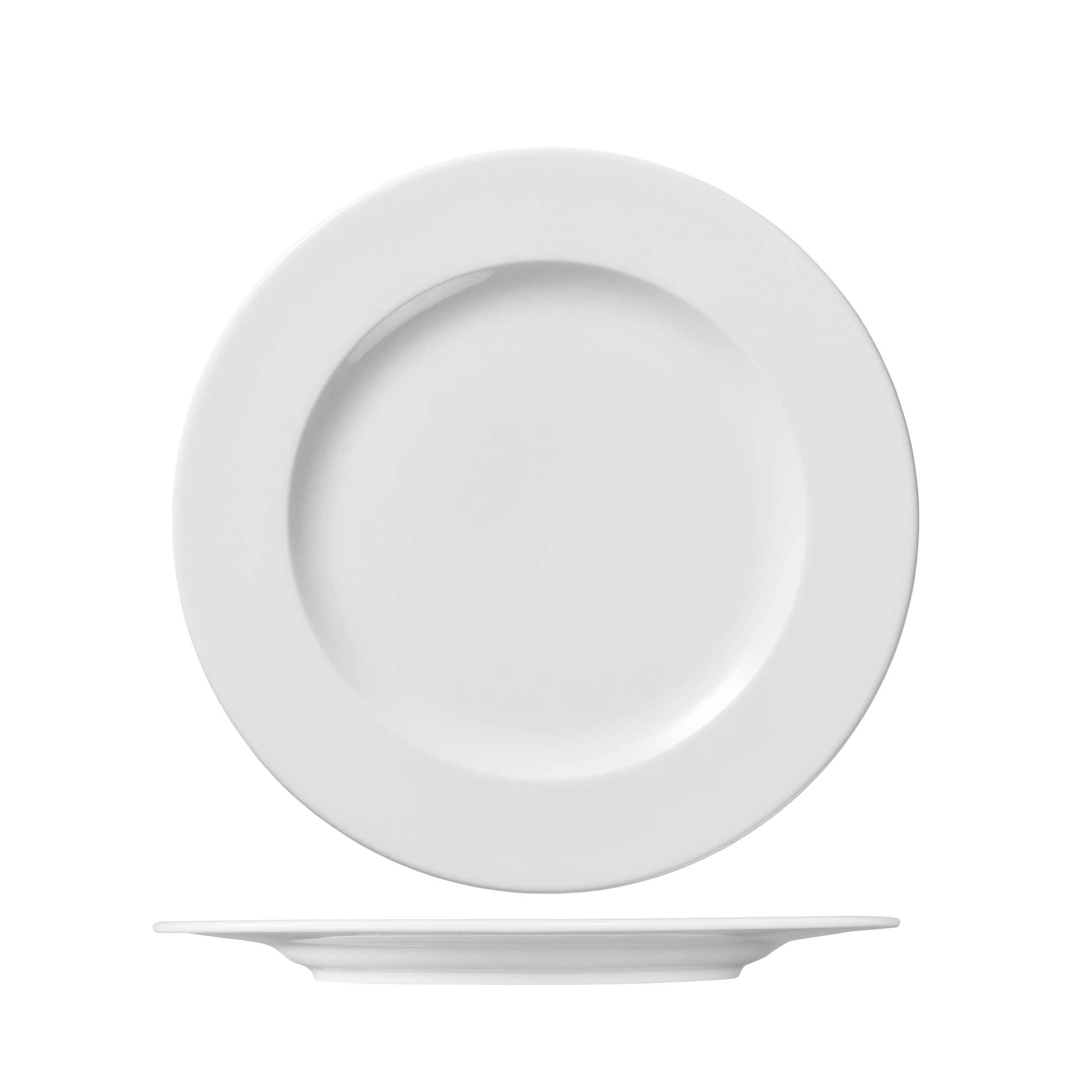 Ariane Prime Round Plate - Wide Rim - 290mm - White (Pack of 6)