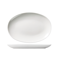 Ariane Vital Oval Coupe Plate - 320x220mm - White (Pack of 6)