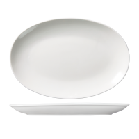 Ariane Vital Oval Coupe Plate - 360x250mm - White (Pack of 6)