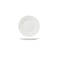 Ariane Serenity Round Plate - Flat Wide Rim - 160mm - White (Pack of 12)