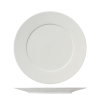 Ariane Serenity Round Plate - Flat Wide Rim - 310mm - White (Pack of 6)