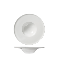 Ariane Serenity Gourmet Bowl - Flat Wide Rim - 160ml - White (Pack of 6)