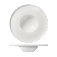 Ariane Serenity Gourmet Bowl - Flat Wide Rim - 295ml - White (Pack of 6)