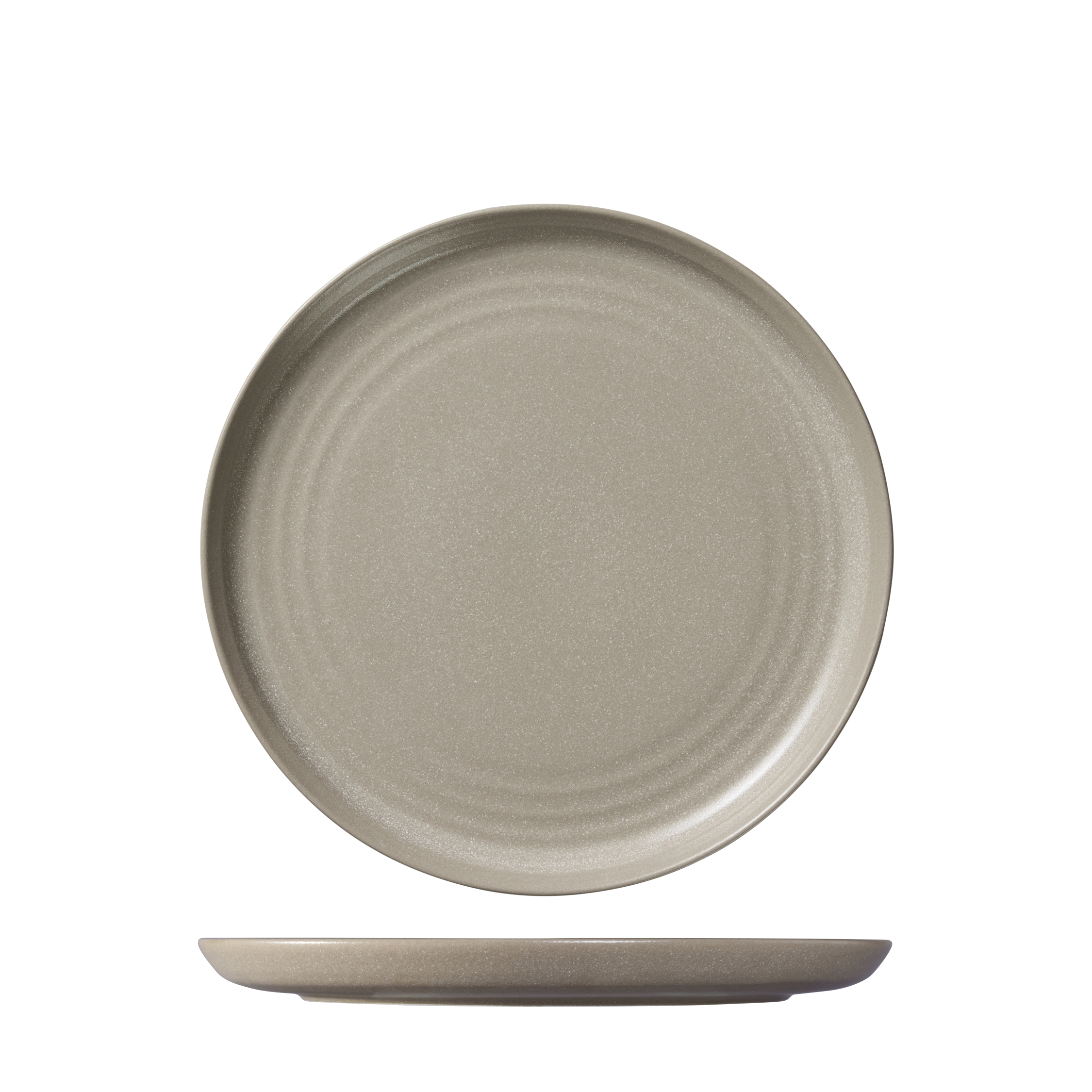 Ariane Artisan Granite Beige Round Coupe Plate - 270mm (Pack of 6)